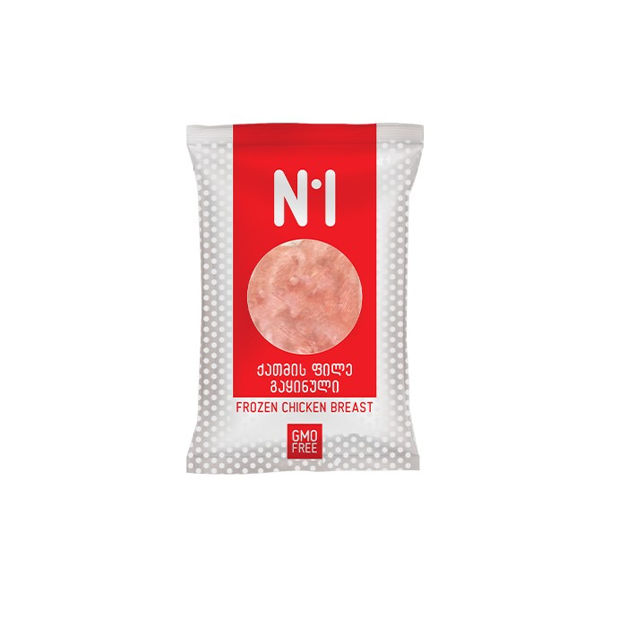 „N1“ ქათმის ფილე, გაყინული 1 კგ