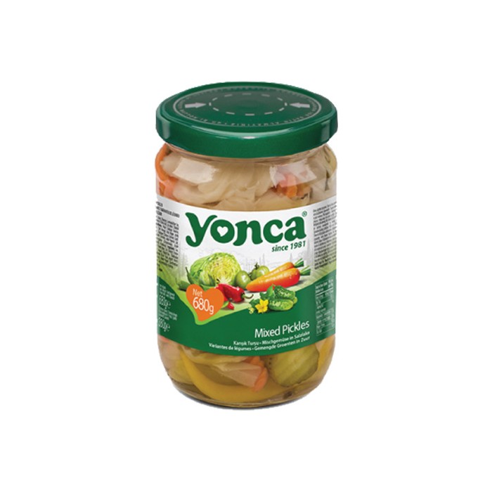 „იონჯა“ კონსერვი მჟავე „ასორტი “680 მლ