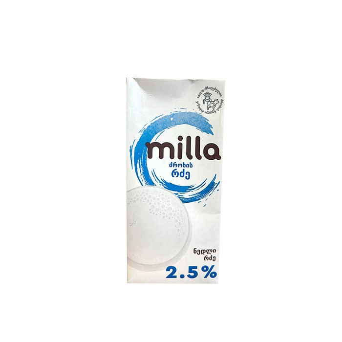 „მილა“ რძე ულტრაპასტერიზებული  2.5% 1 ლ.