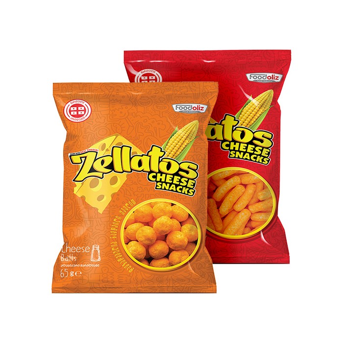 „ზელატოს“ სნეკი 65 გ