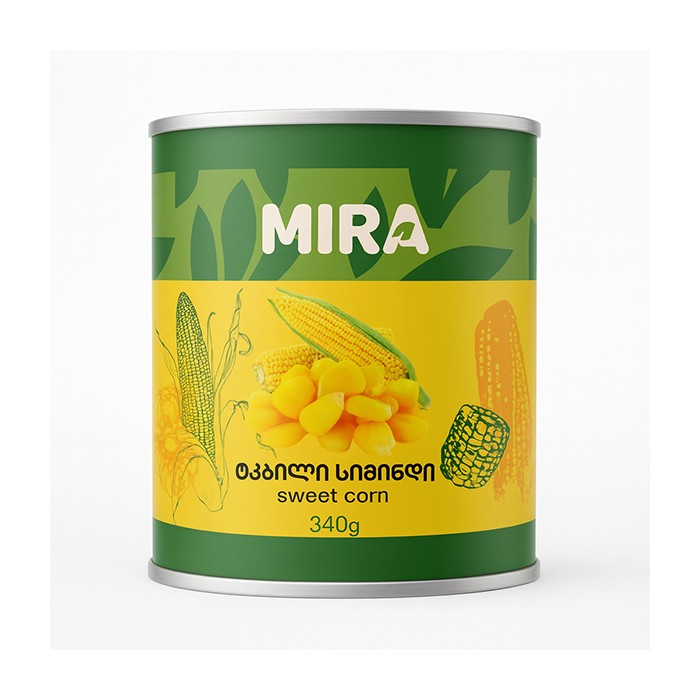 „მირა“ სიმინდის კონსერვი 340 გ
