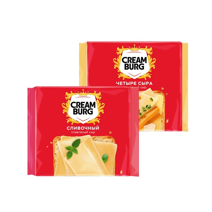 „კრემბურგი“ მდნარი ფირფიტოვანი ყველი 140 გ