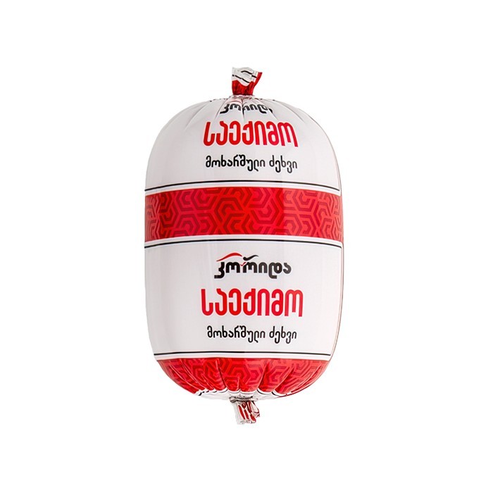 „კორიდა“ მოხარშული ძეხვი „საექიმო“ 900 გ.