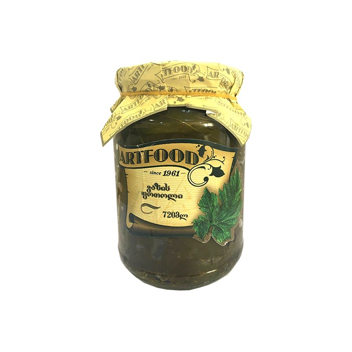 „არტ ფუდი“ ბოსტნეულის სადილი ვაზის ფოთოლი 720 მლ