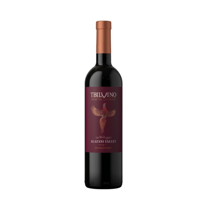 ღვინო „ალაზნის ველი“ წითელი ნახ/ტკბილი 0.75 ლ