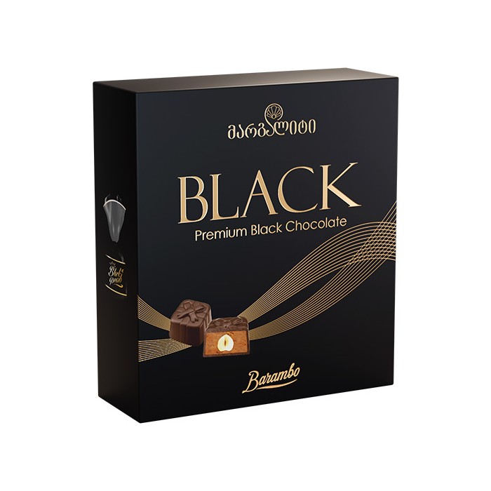 „ბარამბო“ შოკოლადის ნაკრები „მარგალიტი“ შავი/თეთრი 165/225 გ