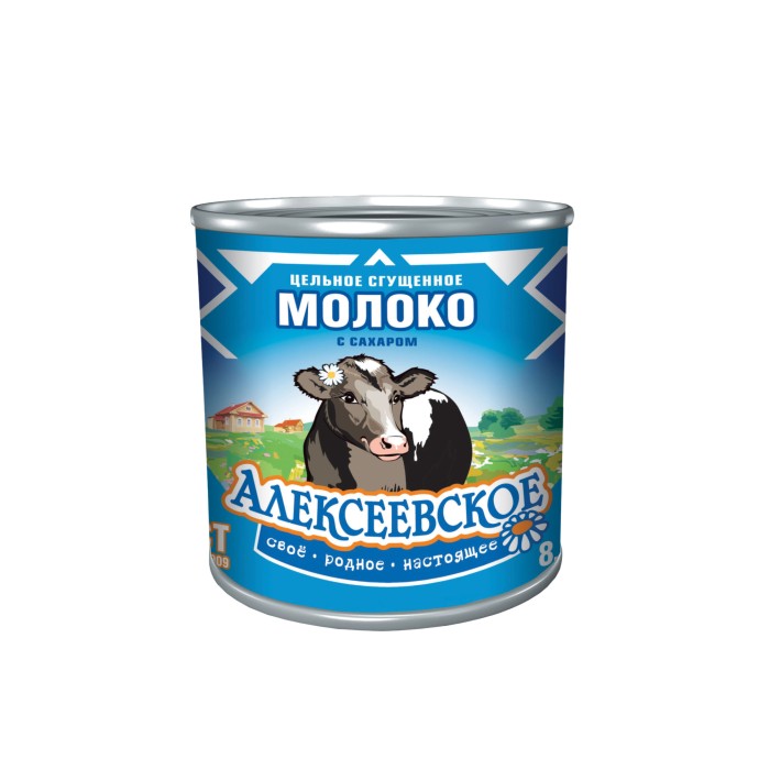 „ალექსევსკოე“ შესქელებული რძე  8.5% 380 გ