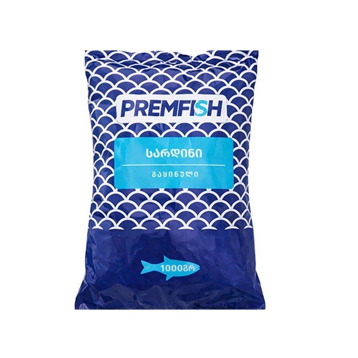 „პრემ ფიში“ თევზი „სარდინა“, გაყინული 1 კგ