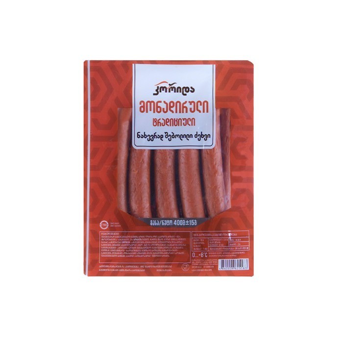 „კორიდა“ ნახ/შებ. ძეხვი მონადირული 400 გ