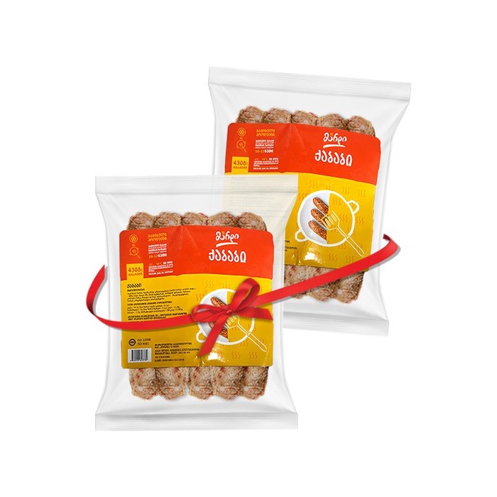 2 ც. „მარდი“ ქაბაბი, გაყინული  430 გ