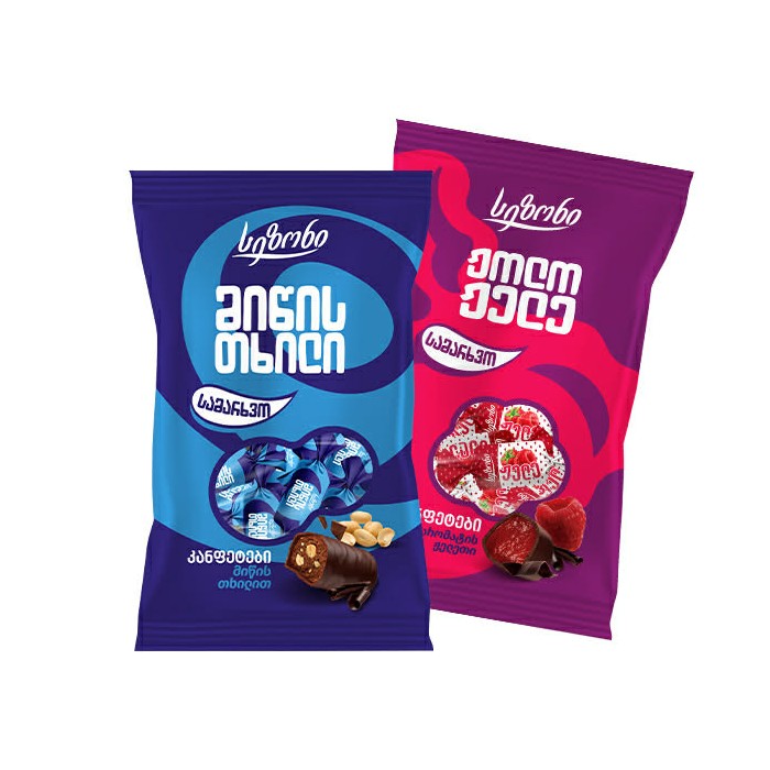 „ბარამბო“ ჟელე „სეზონი“ ჟოლოთი/ მიწის თხილით 200 გ