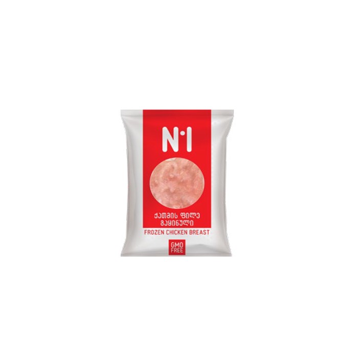 „N1“ ქათმის ფილე, გაყინული 1 კგ